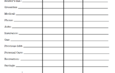 Free Budgeting Printables Expenses Goals Monthly Budget Budget