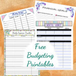Free Budgeting Printables Expenses Goals Monthly Budget Free