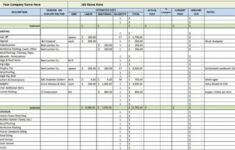 Free Estimating Budgeting Worksheet