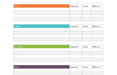 Free Household Budget Worksheet PDF Printable Freebie Finding Mom