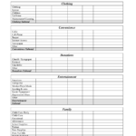 Free Online Printable Budget Worksheet Free Printable