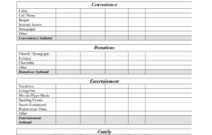 Free Online Printable Budget Worksheet Free Printable