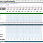 Free Personal Budget Spreadsheet Budget Spreadsheet Budget