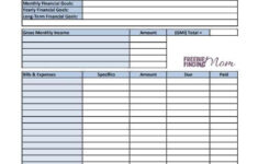 Free Printable Budget Worksheets Freebie FInding Mom Printable