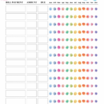 Free Printable Colored Monthly Budget Template PDF Download