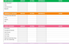 Free Printable Family Budget Worksheets Family Budget Worksheet