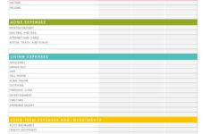 FREE Printable Household Budget Worksheet Freebie Finding Mom