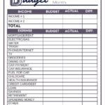 Free Purple Budget Worksheet Budget Budgetworksheet Budgetbinder