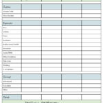Free Simple Budget Spreadsheet PrinterFriendly