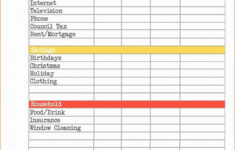 Free Spreadsheet Income And Expenses Small Business Ands Sample Balance
