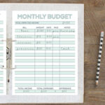 Frugal Living Ideas Monthly Budget Printable Free Free Printable