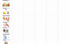 Grocery Budget Spreadsheet Throughout Supermarket Comparison How To