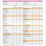 Grocery Budget Worksheet Printable Learning How To Read