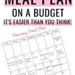 How A Monthly Meal Planner Can Change Your Budget In 2020 Monthly