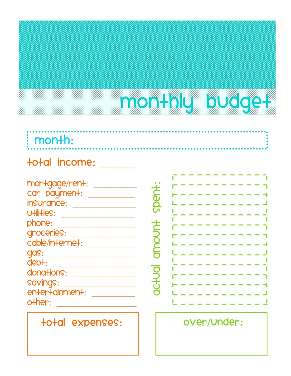 How Do You Budget Budget Template Printable Simple Budget Template 