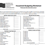 How To Budget A Budget Worksheet For Every Type Of Planner Fairygodboss