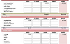 How To Create A Retirement Budget Free Worksheets Excel PDF