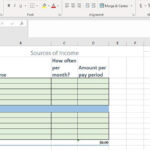 Interactive Budget Excel Worksheet Budgeting Tools Excel Budget