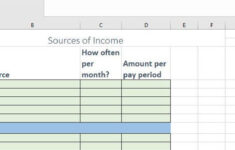 Interactive Budget Excel Worksheet Budgeting Tools Excel Budget