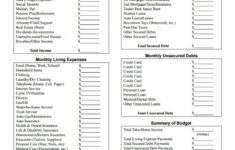 Jumpstart Your Finances With A Printable Monthly Budget Worksheet