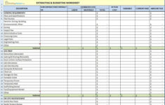 Kitchen Remodel Budget Spreadsheet Spreadsheet Downloa Kitchen Remodel