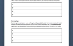 Life Skills Worksheets For Adults With Mental Illness Kidsworksheetfun