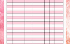 Malena Haas FREEBIE Friday Printable Spending Or Expense Tracker