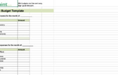 Married Couple Budget Spreadsheet Throughout 15 Easytouse Budget