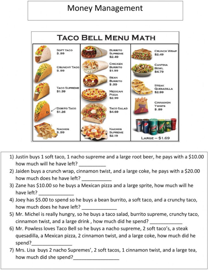 Money Management Games Worksheets Printables