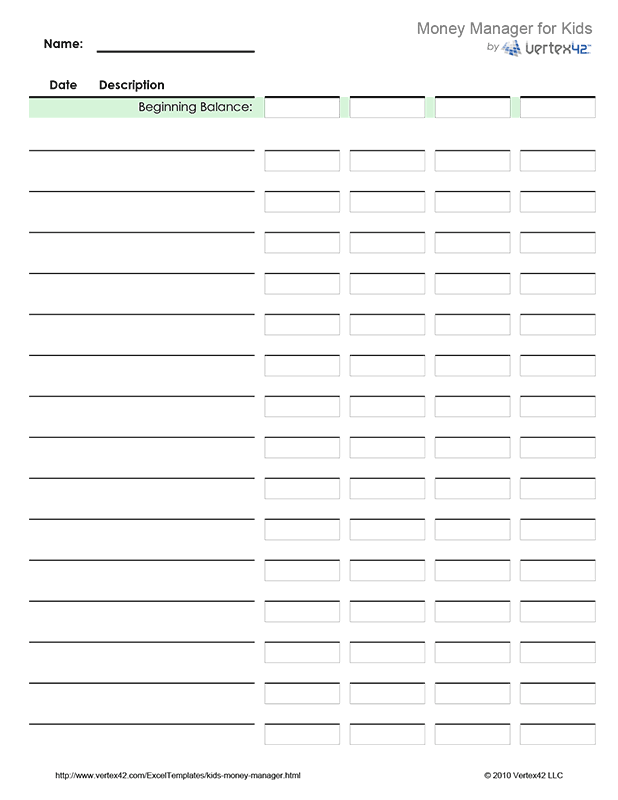 Money Management Games Worksheets Printables | Budgeting Worksheets