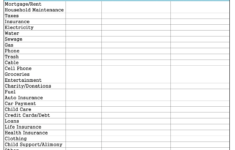 Monthly Budget Planner Form Download FREE Template
