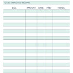 Monthly Budget Planner Free Printable Budget Worksheet