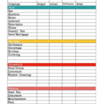 Monthly Budget Planner Template Free Download SampleTemplatess