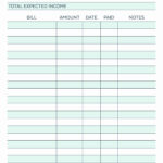 Monthly Budget Worksheet Pdf Inspirational Monthly Bud Planner Free