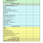 Monthly Budget Worksheet Pdf Lovely Best S Of Home Monthly Bud