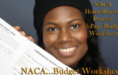 NACA Home Buying Process Budget Sheet How To Complete The 5 Page