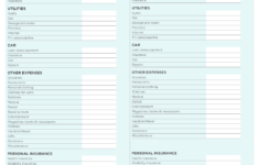 Ontario Canada Retirement Budget Worksheet Download Fillable PDF