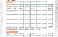 Paycheck Budget Finance Gift Budget Gift Budget By Paycheck Irregular
