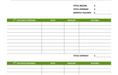 Paycheck Budgeting Printables By Design