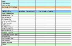 Personal Budget Template Culturopedia