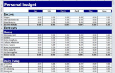 Personal Budget Worksheet Free Personal Budget Worksheet