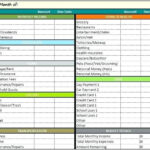 Personal Monthly Budget Excel Spreadsheet Google Spreadshee Free