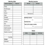 Pin By Rachel Bennett On Good To Know Budgeting Worksheets