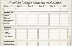 Pin By Sheila Colvin On Good To Know Budgeting Worksheets Printable