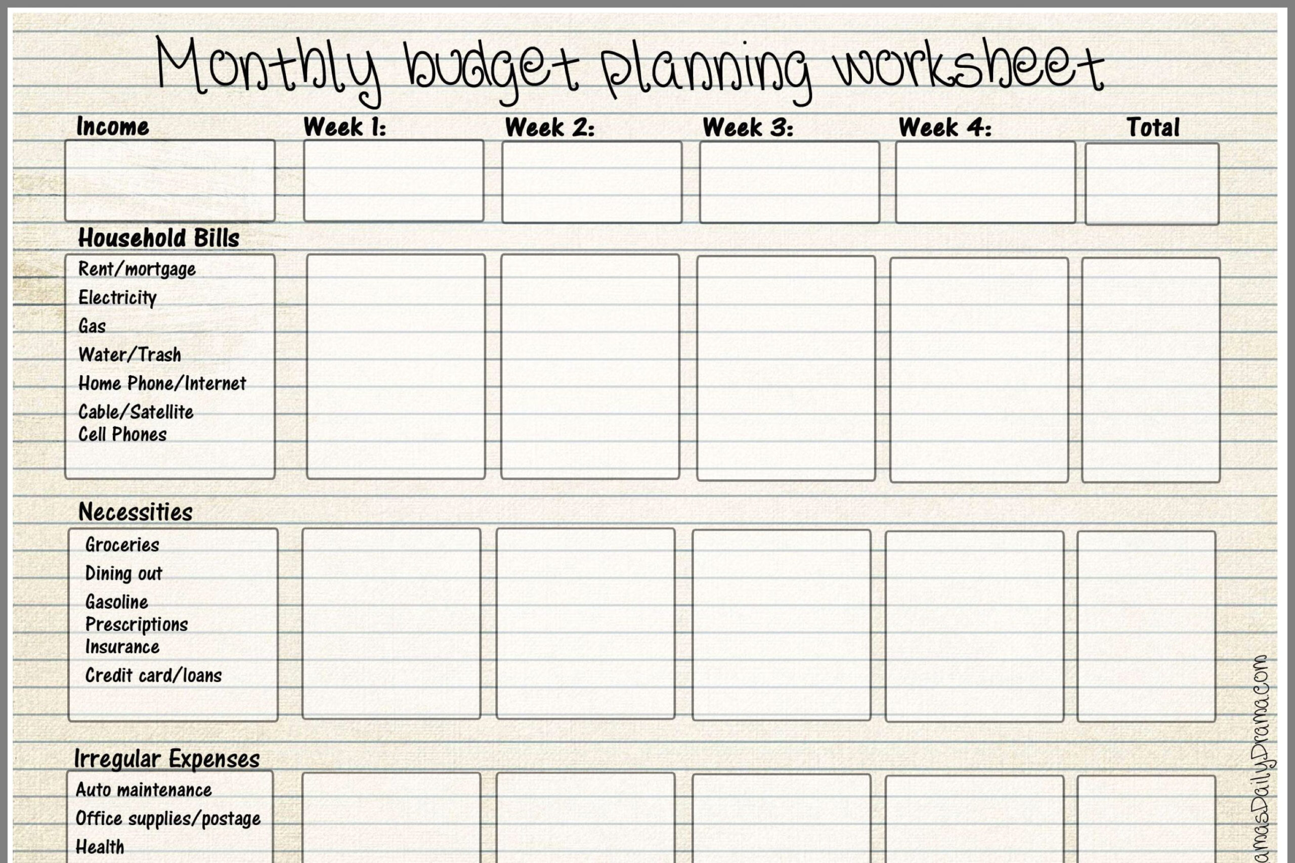 Pin By Sheila Colvin On Good To Know Budgeting Worksheets Printable 