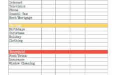 Printable Budget Planner Uk Planner Template Free