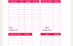 Printable Budget Worksheet For College Students Db excel