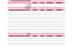 Printable Budget Worksheet Free 25 Free Budget Printables That ll