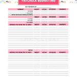 Printable Budget Worksheet Free 25 Free Budget Printables That Ll