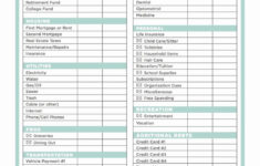 Printable Budget Worksheet Pdf Db excel